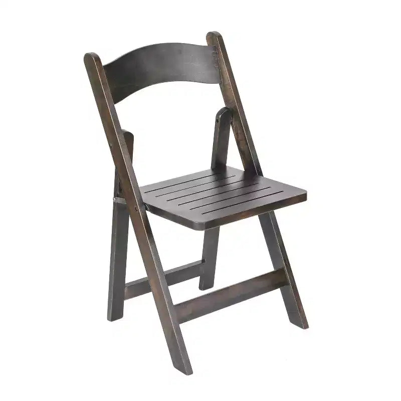 Chaise de salle à manger pliable en bois massif Emma et Oliver