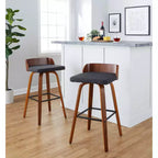 Lot de 2 tabourets de bar pivotants Maya 30 po LumiSource