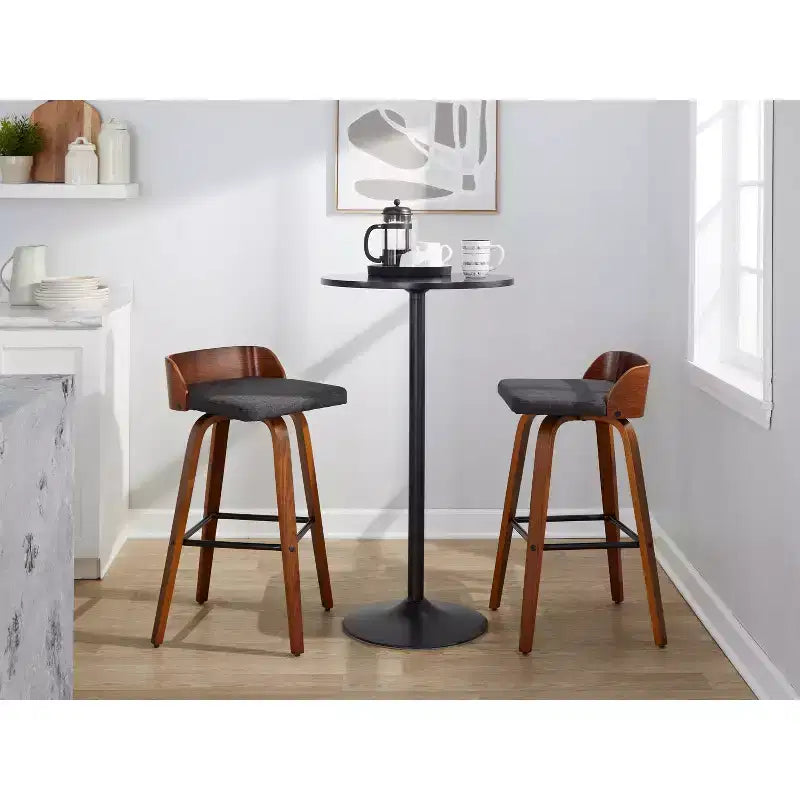 Lot de 2 tabourets de bar pivotants Maya 30 po LumiSource