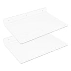 Unique Bargains Acrylic Waterproof Wall Floating Shelf 11.8 x 7.9 x 2 Inch