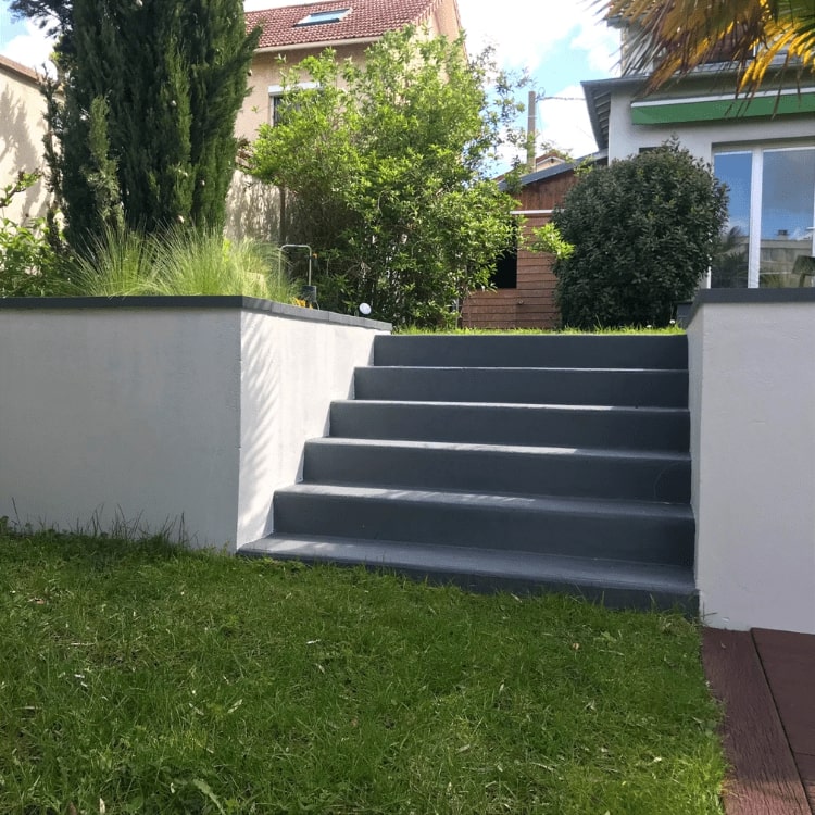 Rénovation d'un escalier après